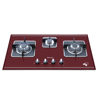 Bếp Gas Malloca AS 9403R Mặt Kính 3 Bếp