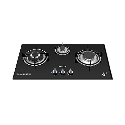 Bếp Gas Malloca GHG 733B NEW Mặt Kính 3 Bếp