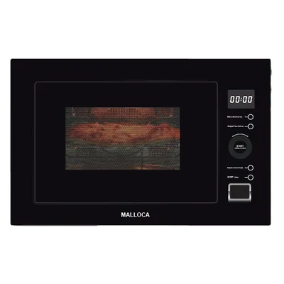Lò Vi Sóng Malloca MW 927BG Kính Đen Âm Tủ