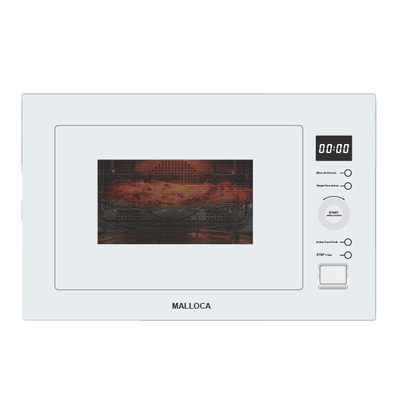 Lò Vi Sóng Malloca MW 927BGT Kính Trắng Âm Tủ