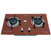 Bếp gas âm 2 lò Canzy CZ 27MI Đỏ