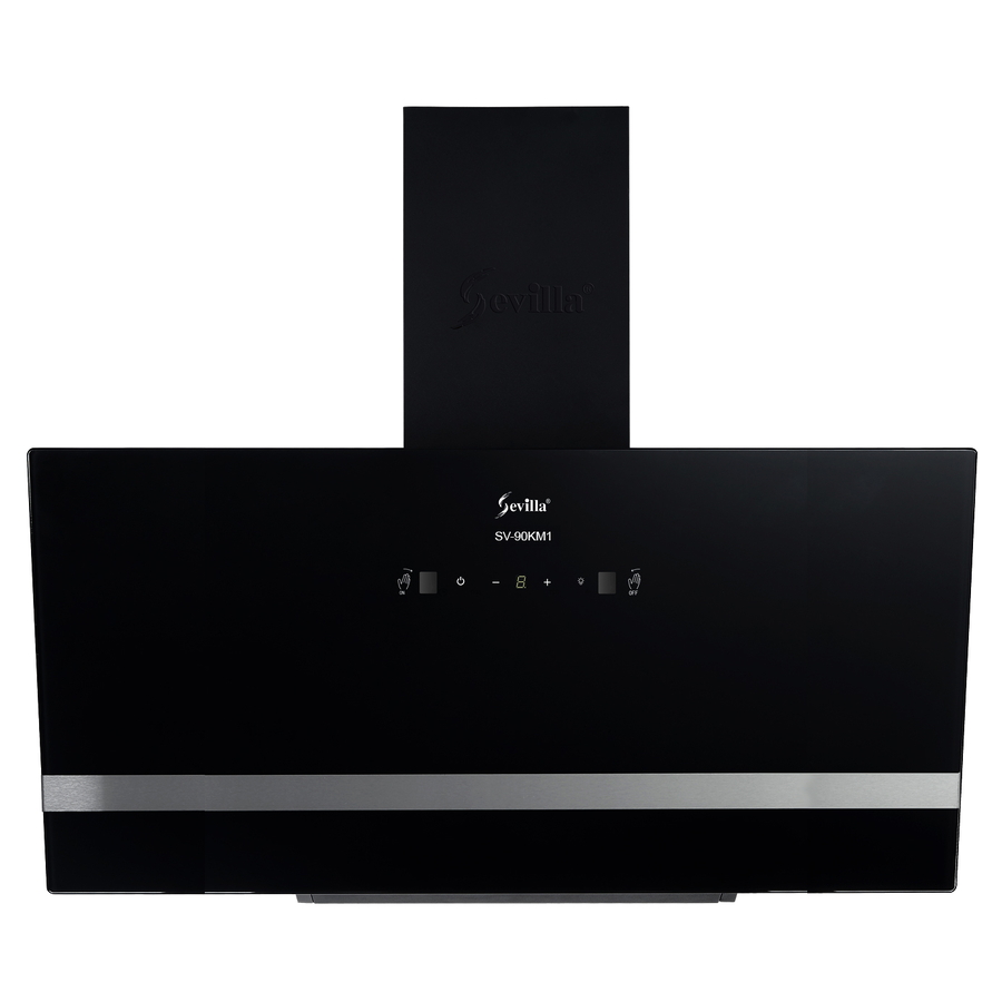 Máy hút khói khử mùi kính vát cao cấp Sevilla SV-90KM1