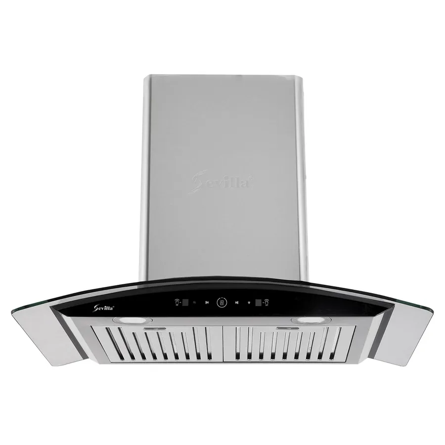 Máy hút khói khử mùi kính cong cao cấp Sevilla SV-C107