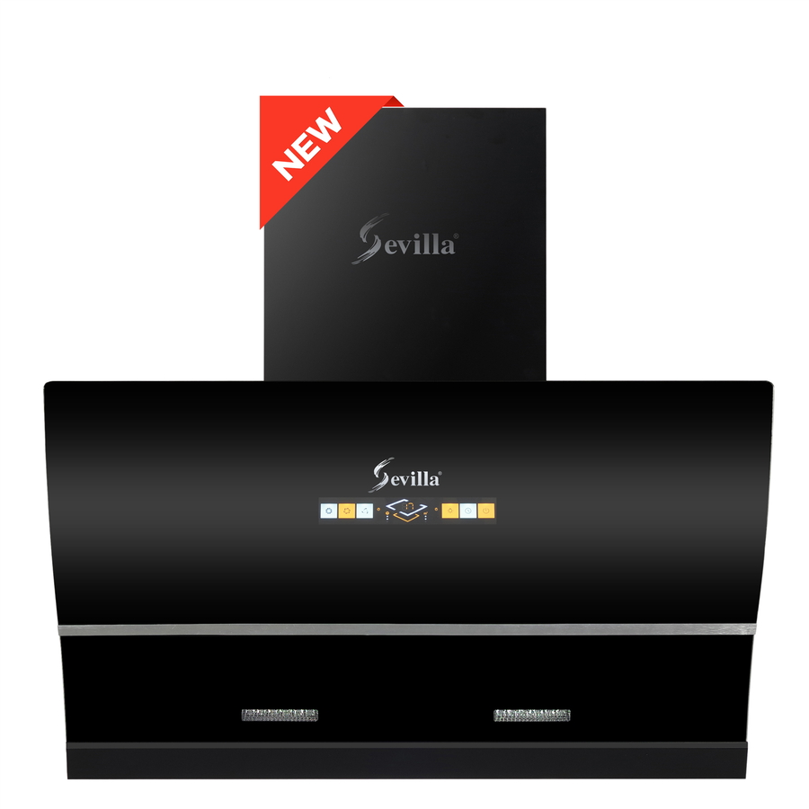 Máy hút khói khử mùi kính vát cao cấp Sevilla SV-BK07