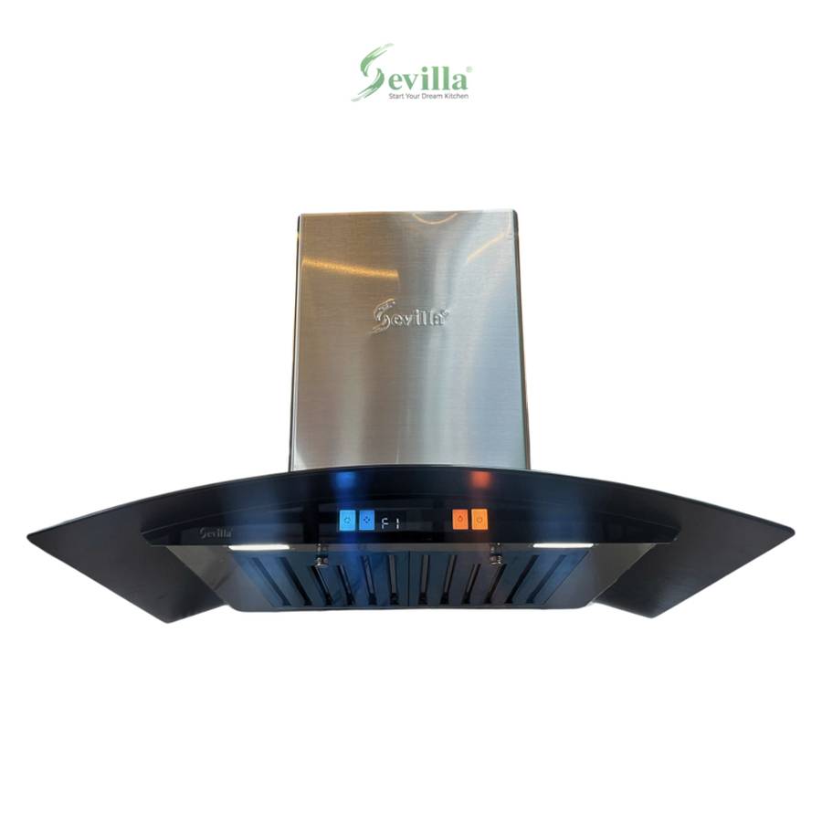 Máy hút khói khử mùi kính cong cao cấp Sevilla SV-E346