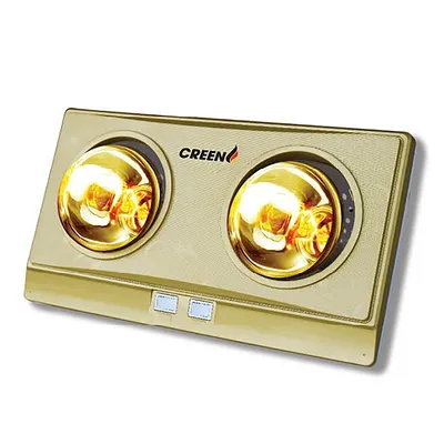 Đèn sưởi nhà tắm 2 bóng treo tường Creen CR-02B