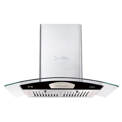 Máy hút khói khử mùi kính cong cao cấp Sevilla SV-3388S1/70