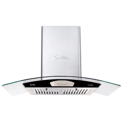 Máy hút khói khử mùi kính cong cao cấp Sevilla SV-3388S1/90