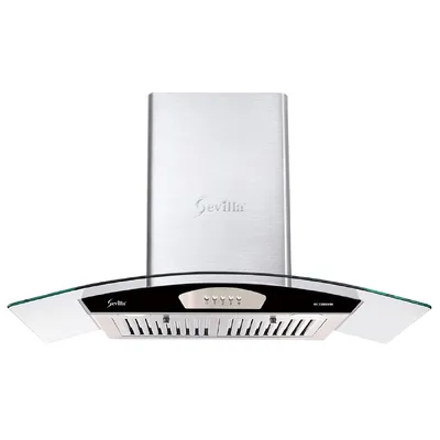 Máy hút khói khử mùi kính cong cao cấp Sevilla SV-3388S1/90