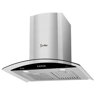 Máy hút khói khử mùi kính cong cao cấp Sevilla SV-E35