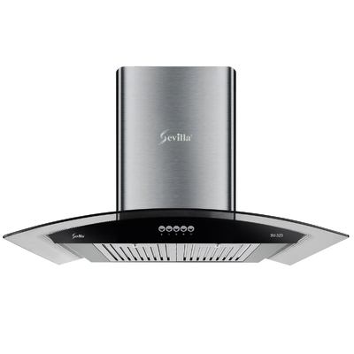 Máy hút khói khử mùi kính cong cao cấp Sevilla SV-323