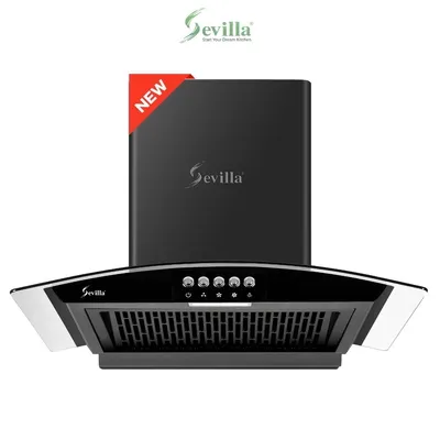 Máy hút khói khử mùi kính cong cao cấp Sevilla SV-6688