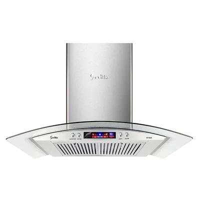Máy hút khói khử mùi kính cong cao cấp Sevilla SV-B25