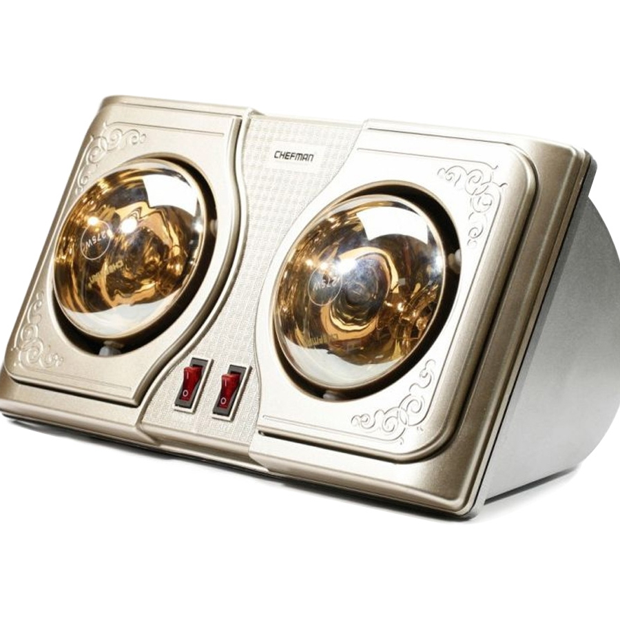 Đèn sưởi nhà tắm 2 bóng treo tường Chefman CM-612B