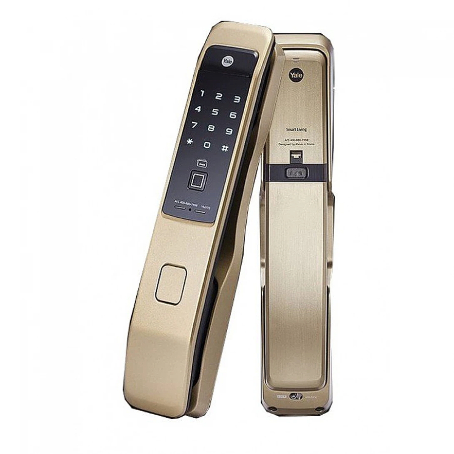 Khóa Cửa Điện Tử Yale YMI70ARG Đa Năng Màu Vàng 