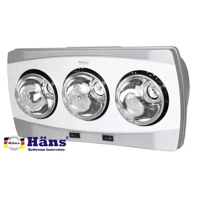 Đèn sưởi 3 bóng treo tường Hans-H3B