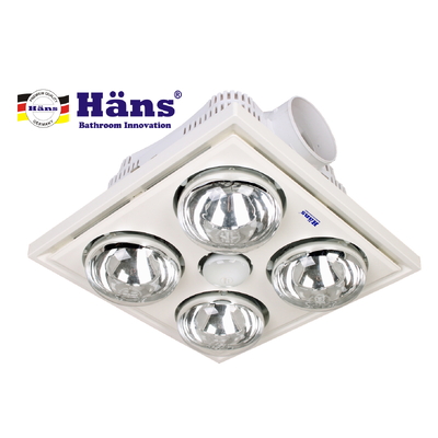 Đèn sưởi 4 bóng âm trần Hans-H4B 