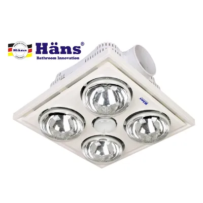 Đèn sưởi 4 bóng âm trần Hans-H4B 