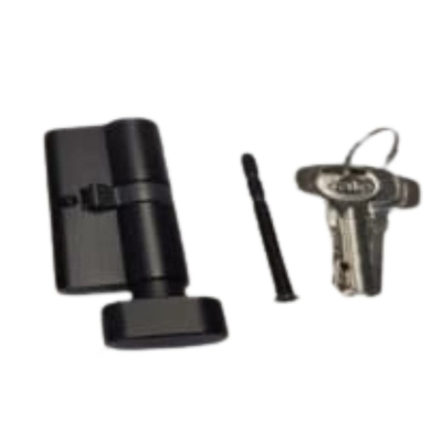 Ruột khóa chốt chìa 70mm đen mờ YALE YCL-002/70 US19