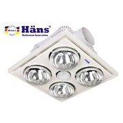 Đèn sưởi 4 bóng âm trần Hans-H4B 