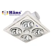 Đèn sưởi 4 bóng âm trần Hans-H4B 