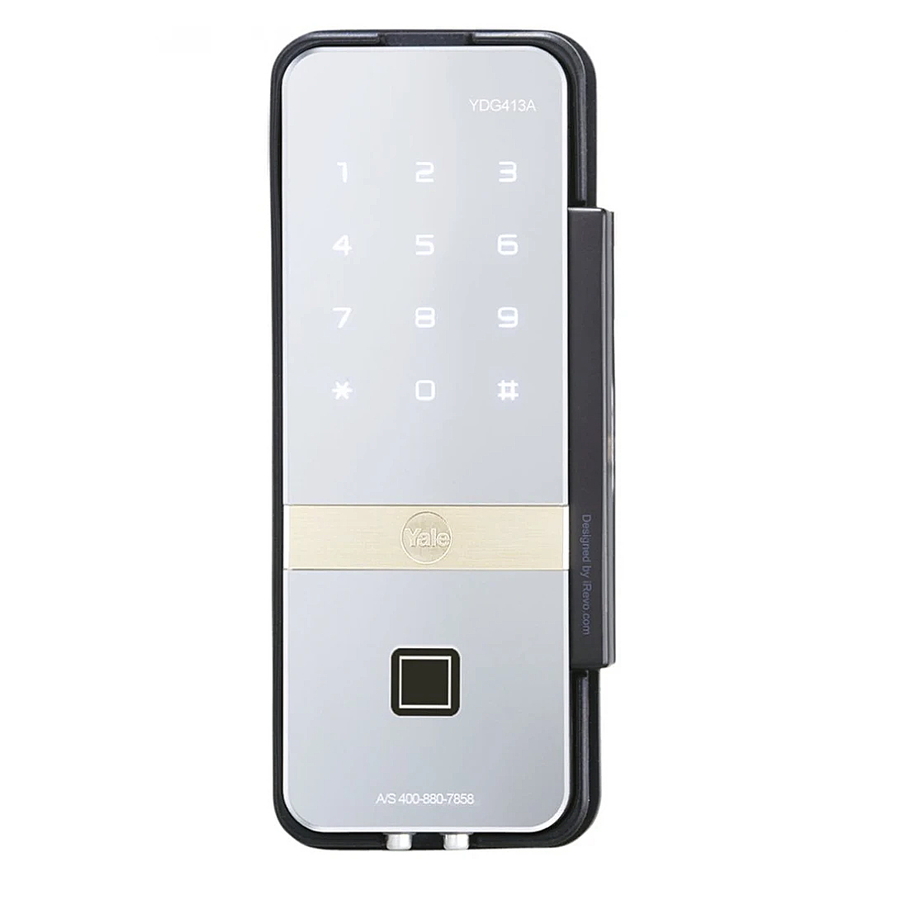 Khóa Cửa Điện Tử Yale YDG413A Vân Tay Cửa Kính