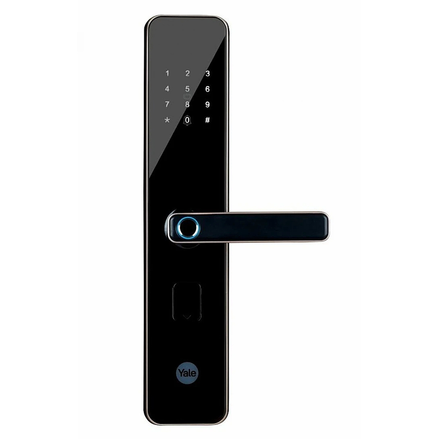 Khóa Cửa Điện Tử Yale YDME 200 NxT Đa Năng Màu Vàng Đen