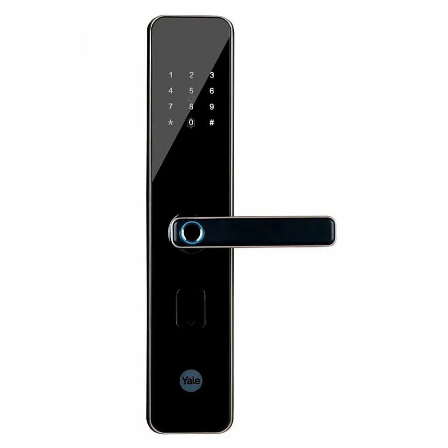 Khóa Cửa Điện Tử Yale YDME 200 NxT Đa Năng Màu Vàng Đen