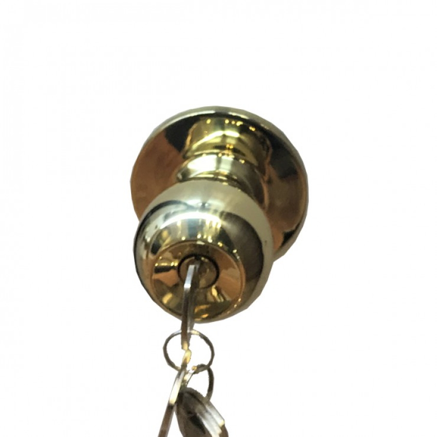 Khóa Tay Nắm Tròn Yale VCA5247 US3 Vàng Đông