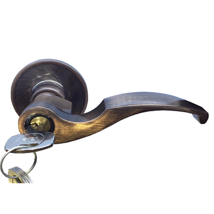 Khóa Tròn Gạt Yale VL6557 US11 Đồng Đỏ