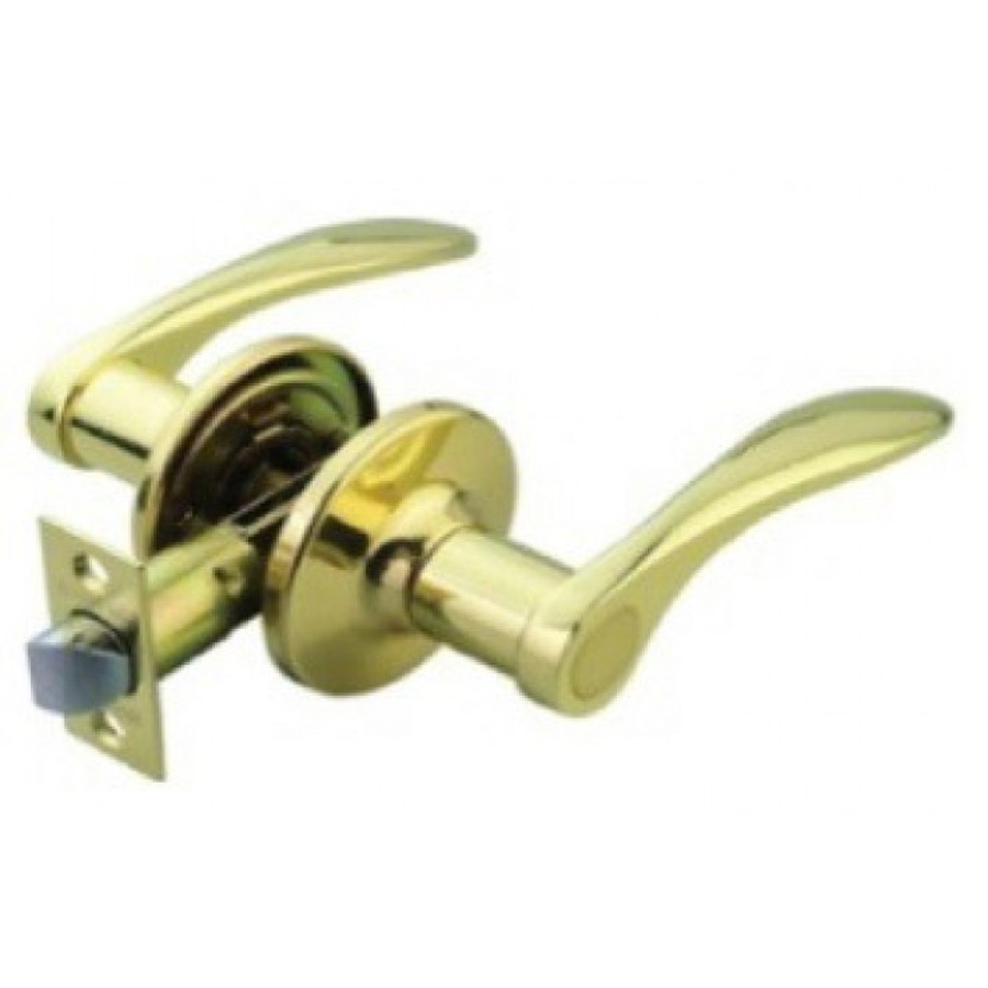 Khóa Tròn Tay Gạt Yale VL8322 US3 Màu Đồng Bóng 