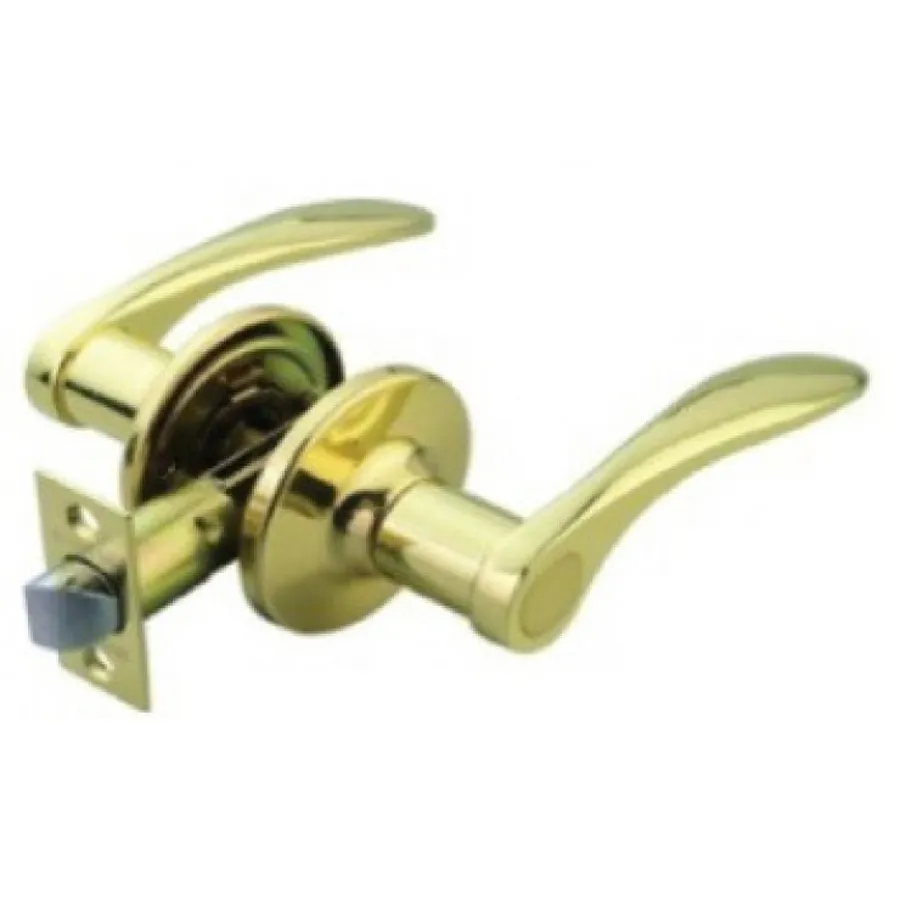 Khóa Tròn Tay Gạt Yale VL8322 US3 Màu Đồng Bóng 
