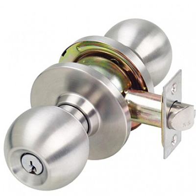 Khóa Tay Nắm Tròn Yale CA4142 US32D Bạc