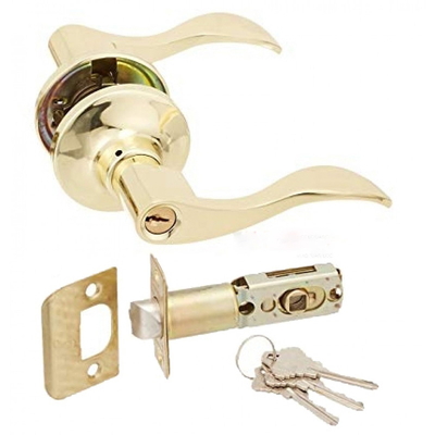 Khóa Tròn Gạt Yale VL6547 US3 Vàng Đồng