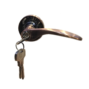 Khóa Tròn Gạt Yale VL8327 US11 Đồng Đỏ 