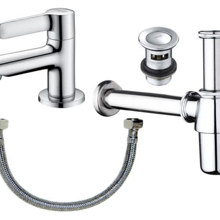 Vòi chậu rửa 1 lỗ nước lạnh Karat KFA-005-100B