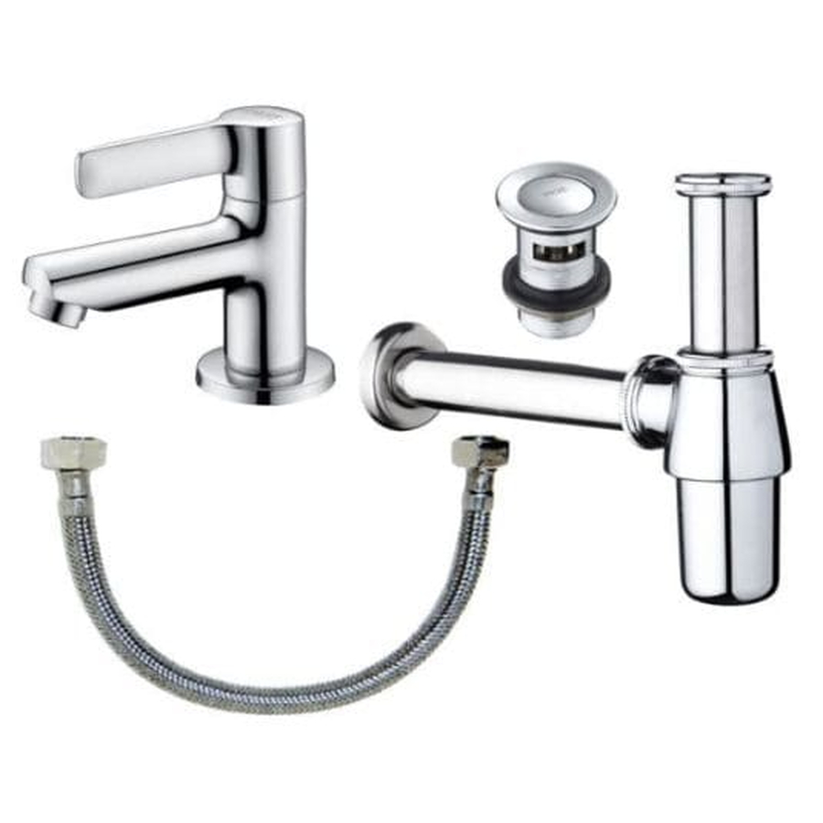 Vòi chậu rửa 1 lỗ nước lạnh Karat KFA-005-100B