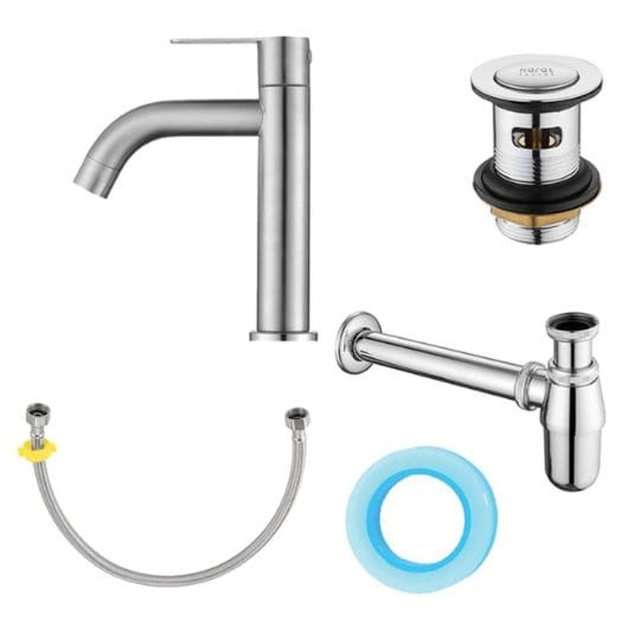 Vòi chậu rửa 1 lỗ nước lạnh Karat KFA-007-100C-63