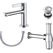 Vòi chậu rửa 1 lỗ nước lạnh Karat KFA-005-100