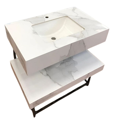 Chậu lavabo 2 tầng Viglacera S-VI14-9GP01