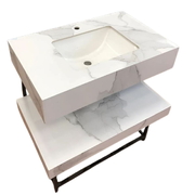 Chậu lavabo 2 tầng Viglacera S-VI14-9GP01