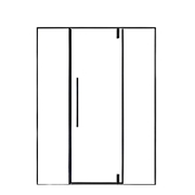Vách kính nhà tắm Viglacera VH.P12