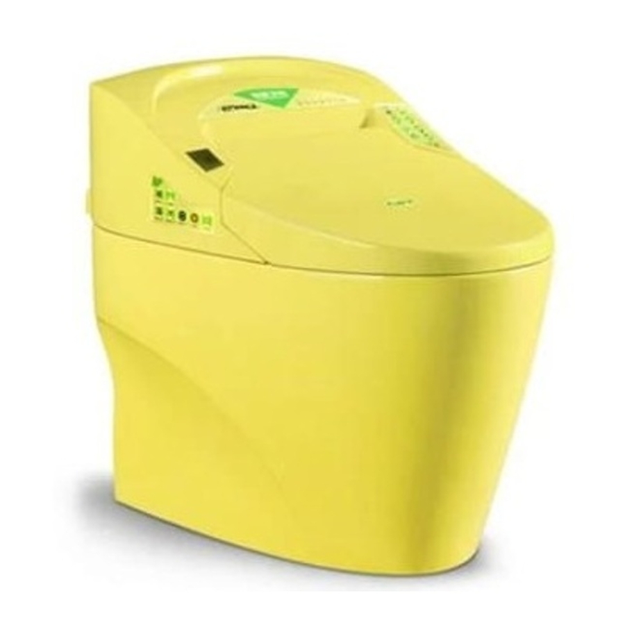 Bàn cầu điện tử màu vàng Miken BSJK-D9Y