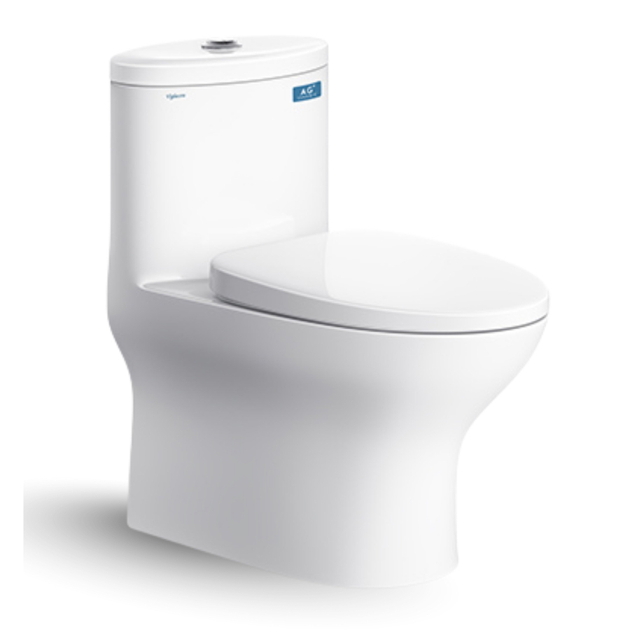 Bồn Cầu 1 Khối nắp êm Nano nung Viglacera V37M (V37)