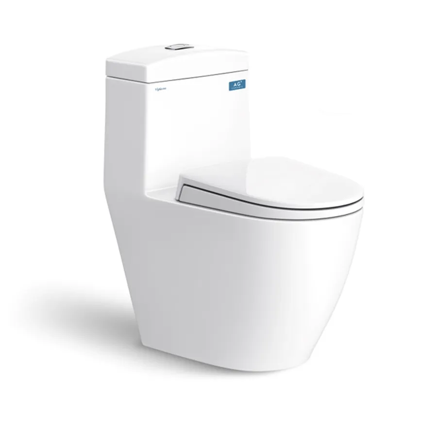 Bồn cầu 1 Khối nắp êm Viglacera V199 xả nhấn