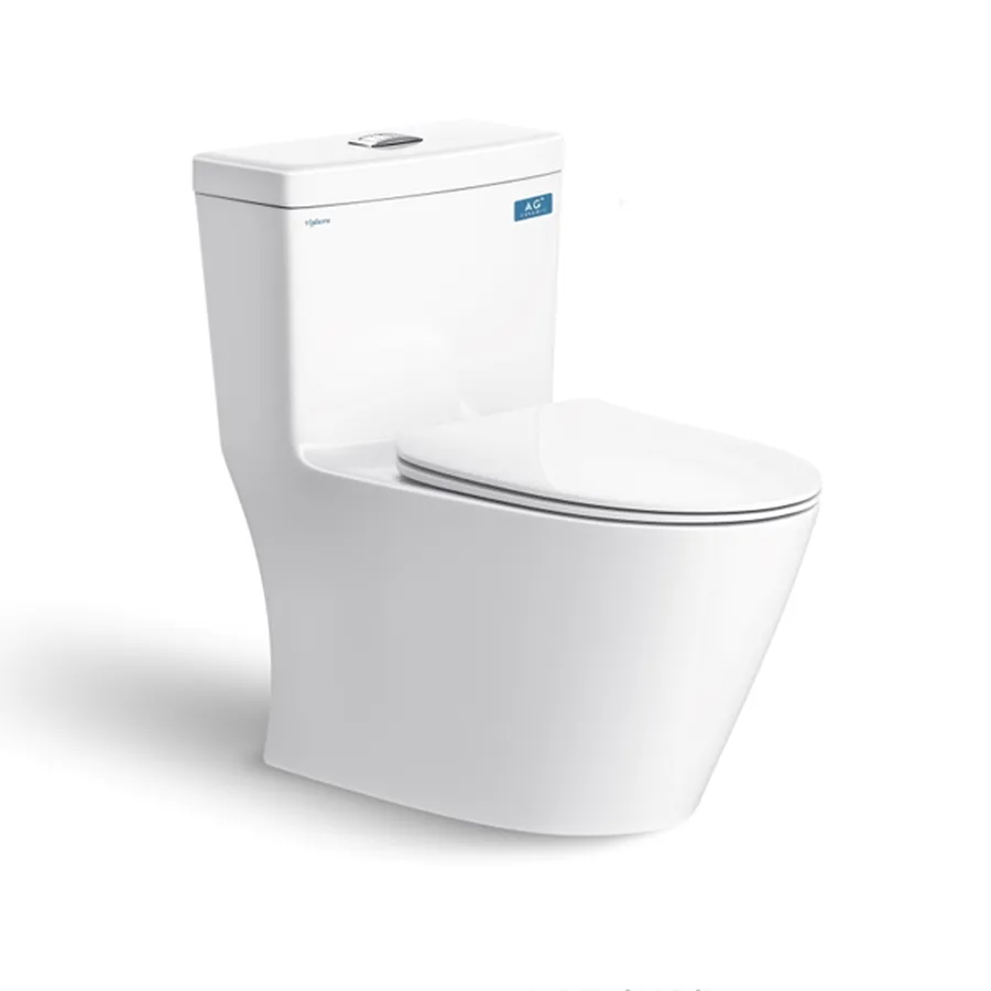 Bồn cầu 1 khối nắp êm Viglacera V62 Xả Nhấn