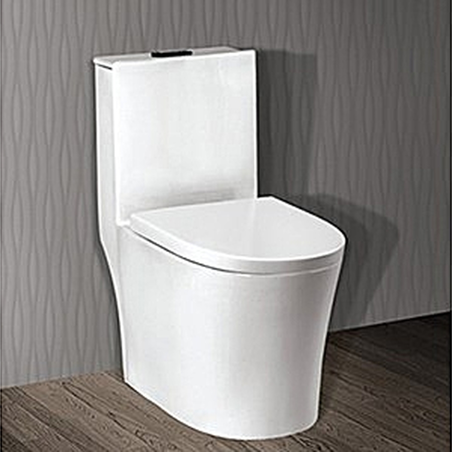 Bồn cầu 1 khối nắp rơi êm Ceravi C501 xả nhấn