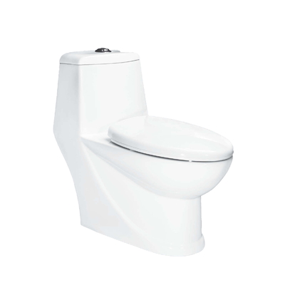 Bàn Cầu 1 Khối Xả Nhấn Nắp Êm Hảo Cảnh HC 1003