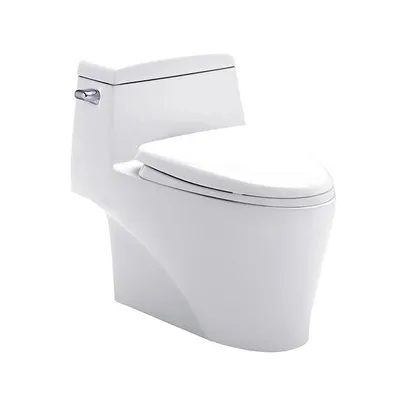Bàn Cầu 1 Khối Nắp Êm COTTO C10527 Grand Riviera Xả Nhấn