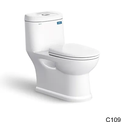 Bồn cầu 1 khối Viglacera C109 nhỏ gọn xả nhấn nắp êm